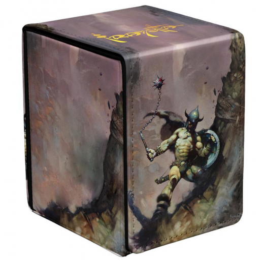 Ultra Pro: Deck Box Alcove Flip - Frank Frazetta - Warrior with Ball and Chain i gruppen SÄLLSKAPSSPEL / Tillbehör hos Spelexperten (ULT16752)