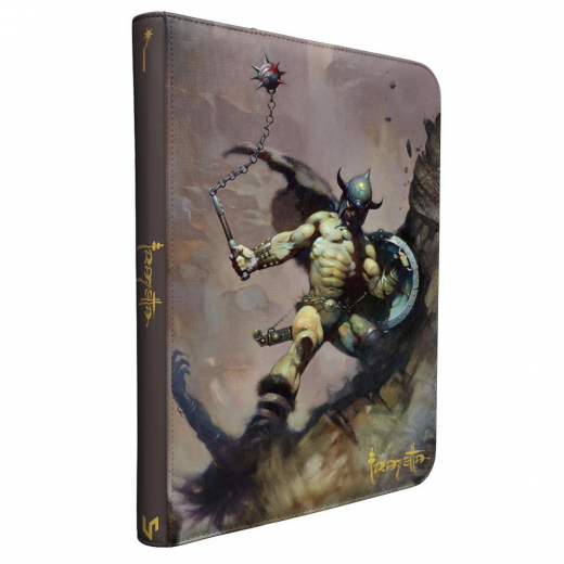 Ultra Pro 9-Pocket Zippered Pro Binder: Frank Frazetta - Warrior with Ball and Chain i gruppen SÄLLSKAPSSPEL / Tillbehör / Förvaring hos Spelexperten (ULT16753)
