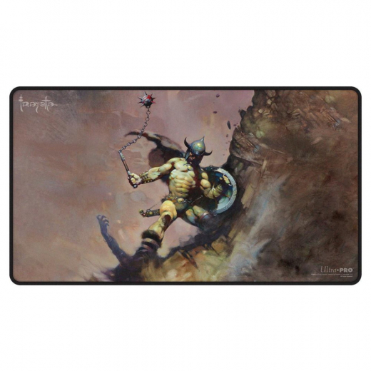 Ultra Pro Playmat: Frank Frazetta - Warrior with Ball and Chain i gruppen SÄLLSKAPSSPEL / Tillbehör / Övriga hos Spelexperten (ULT16755)
