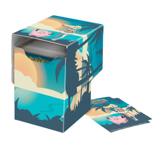 Pokémon TCG: 100+ Deck Box - Lillie and Clefairy i gruppen SÄLLSKAPSSPEL / Tillbehör / Förvaring hos Spelexperten (ULT16758)