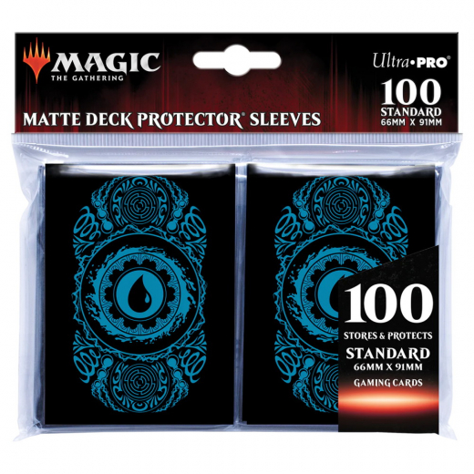 Magic Deck Protector Sleeves 64 x 89 mm - Mana 7 Island i gruppen SÄLLSKAPSSPEL / Tillbehör / Sleeves hos Spelexperten (ULT19244)