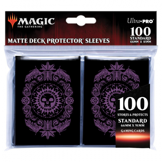 Magic Deck Protector Sleeves 64 x 89 mm - Mana 7 Swamp i gruppen SÄLLSKAPSSPEL / Tillbehör / Sleeves hos Spelexperten (ULT19245)