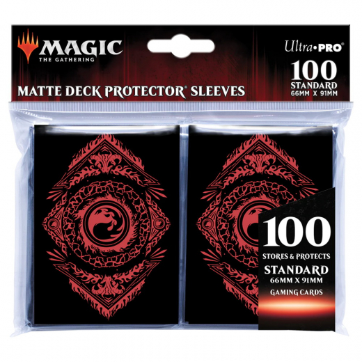 Magic Deck Protector Sleeves 64 x 89 mm - Mana 7 Mountain i gruppen SÄLLSKAPSSPEL / Tillbehör / Sleeves hos Spelexperten (ULT19246)