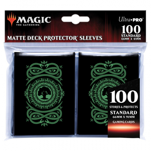 Magic Deck Protector Sleeves 64 x 89 mm - Mana 7 Forest i gruppen SÄLLSKAPSSPEL / Tillbehör / Sleeves hos Spelexperten (ULT19247)