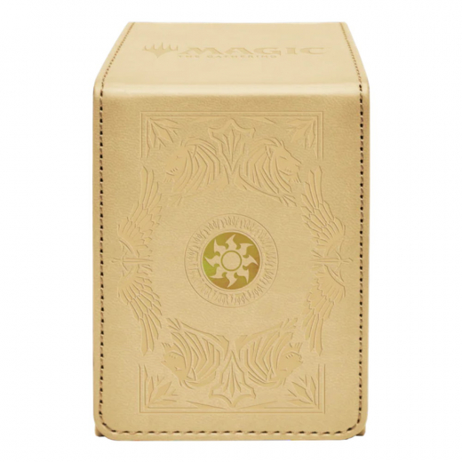 Magic: The Gathering - Alcove Flip Deck Box - Mana 7 Plains i gruppen SÄLLSKAPSSPEL / Tillbehör / Förvaring hos Spelexperten (ULT19255)