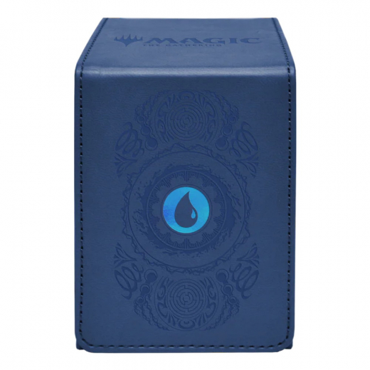 Magic: The Gathering - Alcove Flip Deck Box - Mana 7 Island i gruppen SÄLLSKAPSSPEL / Tillbehör / Förvaring hos Spelexperten (ULT19256)