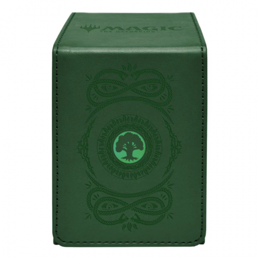 Magic: The Gathering - Alcove Flip Deck Box - Mana 7 Forest i gruppen SÄLLSKAPSSPEL / Tillbehör / Förvaring hos Spelexperten (ULT19259)