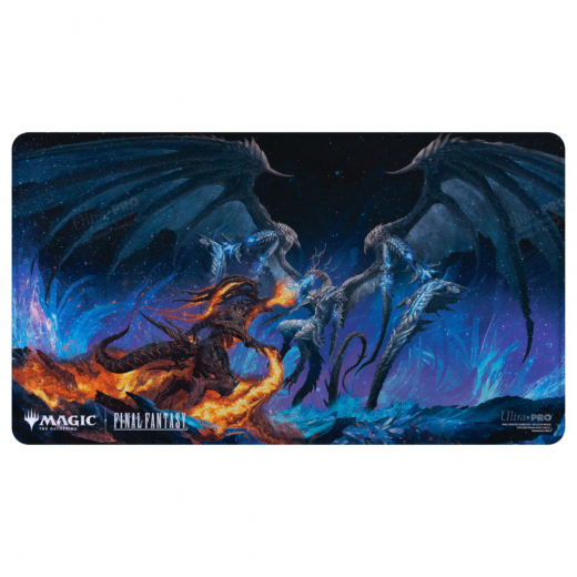 Magic: The Gathering Playmat - Final Fantasy: Bahamut and Ifrit i gruppen SÄLLSKAPSSPEL / Magic the Gathering hos Spelexperten (ULT38758)