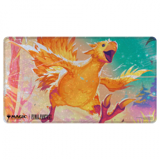 Magic: The Gathering Playmat - Final Fantasy: Traveling Chocobo Yellow i gruppen SÄLLSKAPSSPEL / Magic the Gathering hos Spelexperten (ULT38761)