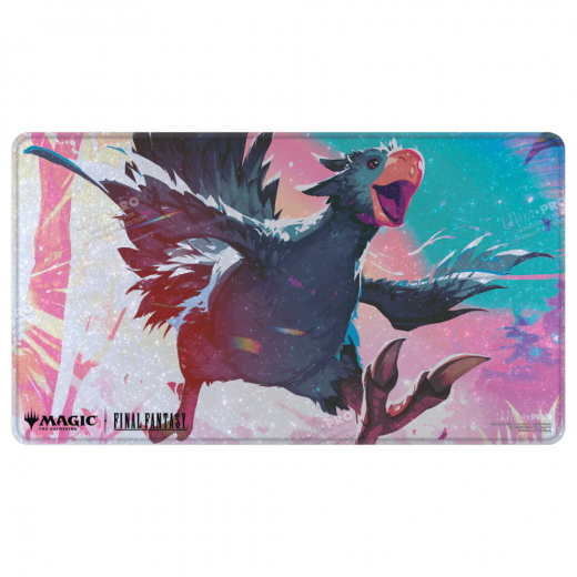 Magic: The Gathering Playmat - Final Fantasy: Traveling Chocobo Black i gruppen SÄLLSKAPSSPEL / Magic the Gathering hos Spelexperten (ULT38762)