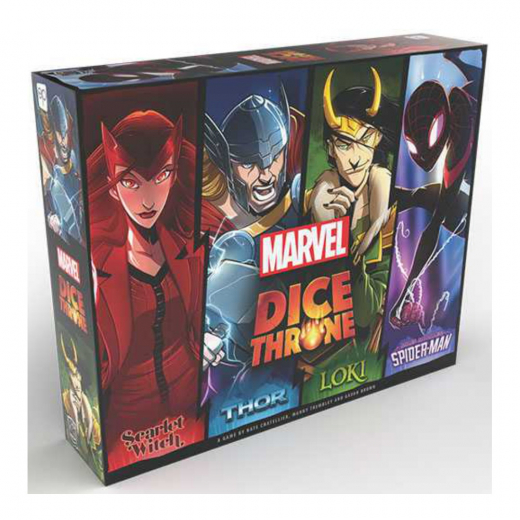 Marvel Dice Throne: Scarlet Witch - Thor - Loki - Spider-Man i gruppen SÄLLSKAPSSPEL / Strategispel hos Spelexperten (USADT011754)