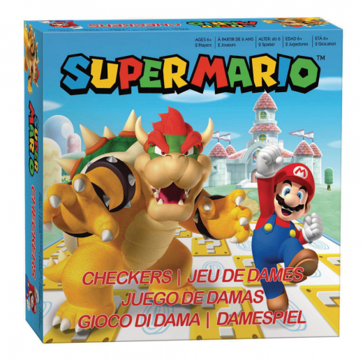 Super Mario Damspel International i gruppen SÄLLSKAPSSPEL / Klassiska hos Spelexperten (USCK005637IN)