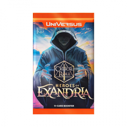 UniVersus CCG: Critical Role - Heroes Of Exandria - Booster Pack i gruppen SÄLLSKAPSSPEL / Kortspel hos Spelexperten (UVSCR02-BD)