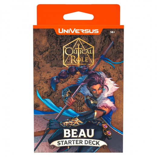 UniVersus CCG: Critical Role - Heroes Of Exandria - Beau Starter Deck i gruppen SÄLLSKAPSSPEL / Kortspel hos Spelexperten (UVSCR05-BEA)