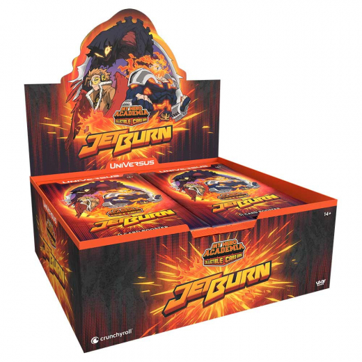 My Hero Academia CCG: Jet Burn Booster Display i gruppen SÄLLSKAPSSPEL / Kortspel hos Spelexperten (UVSMHA06-BD-DIS)