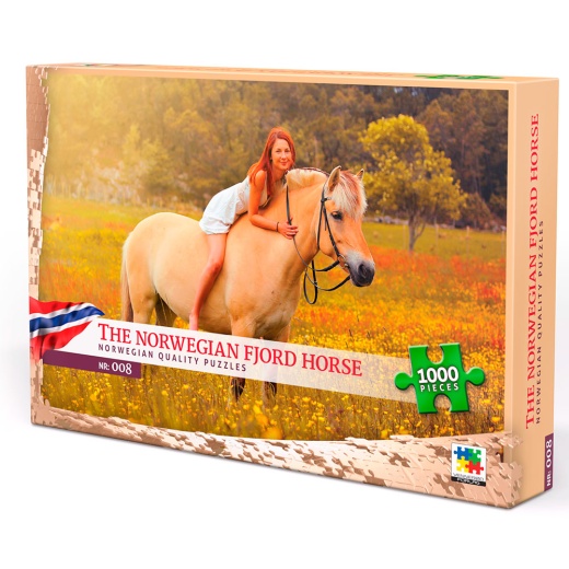 Pussel - The Norwegian Fjord Horse 1000 Bitar i gruppen  hos Spelexperten (VEN407)