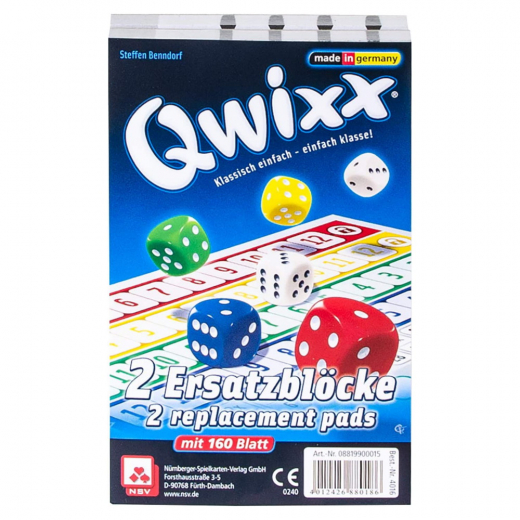 Qwixx Extra Block i gruppen SÄLLSKAPSSPEL / Tillbehör / Övriga hos Spelexperten (VEN8018)