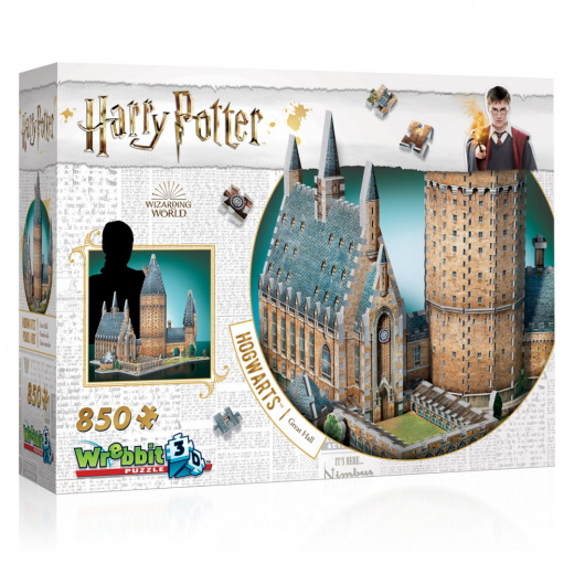 Wrebbit 3D - Harry potter Hogwarts Great Hall i gruppen PUSSEL / 3D pussel hos Spelexperten (W2014)