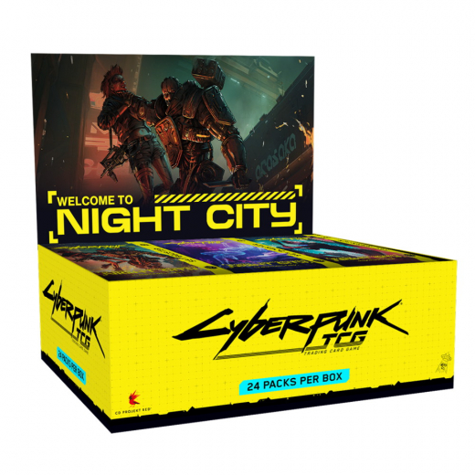Cyberpunk TCG: Welcome to Night City Booster Display i gruppen SÄLLSKAPSSPEL / Kortspel hos Spelexperten (WCI1019-DIS)