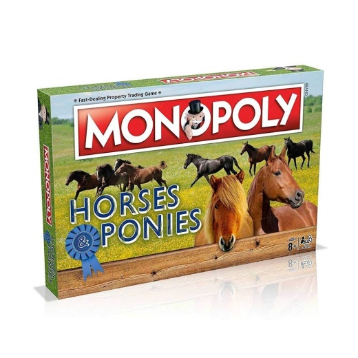 Monopoly - Horses And Ponies i gruppen SÄLLSKAPSSPEL / Familjespel hos Spelexperten (WIN0165)