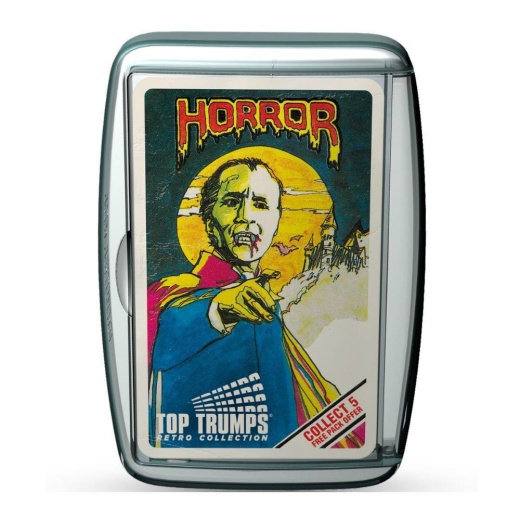 Top Trumps Limited Edition - Horror 1 Retro Pack i gruppen SÄLLSKAPSSPEL / Kortspel hos Spelexperten (WIN0215)