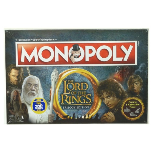 Monopoly: The Lord of the Rings Trilogy Edition i gruppen  hos Spelexperten (WIN1618)