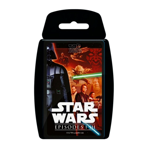 Top Trumps - Star Wars Episodes 1-3 i gruppen  hos Spelexperten (WIN2711)