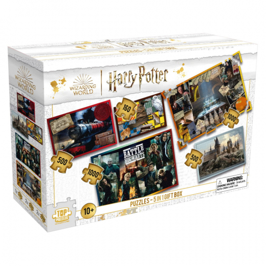 Pussel - Harry Potter 5 in 1 Giftbox i gruppen PUSSEL / 1000 bitar hos Spelexperten (WIN3015)