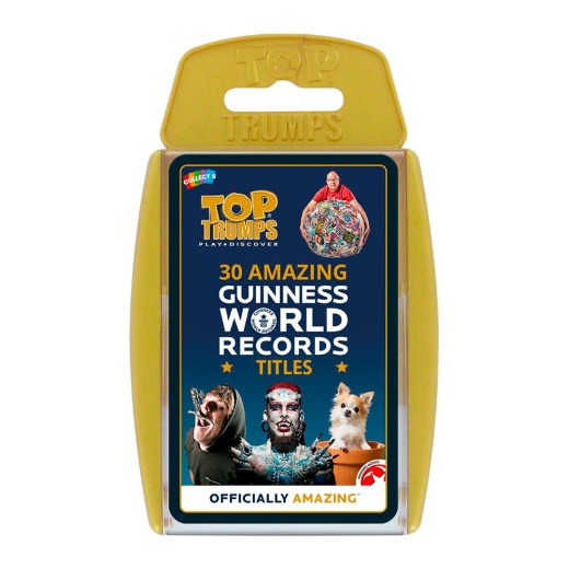 Top Trumps - 30 Amazing Guinness World Records i gruppen  hos Spelexperten (WIN3278)
