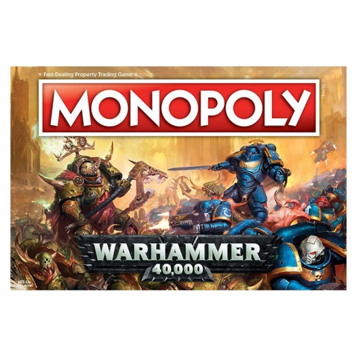 Monopoly: Warhammer 40,000 i gruppen SÄLLSKAPSSPEL / Familjespel hos Spelexperten (WIN35484)