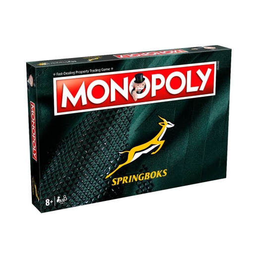 Monopoly - Springboks i gruppen SÄLLSKAPSSPEL / Familjespel hos Spelexperten (WIN3551)