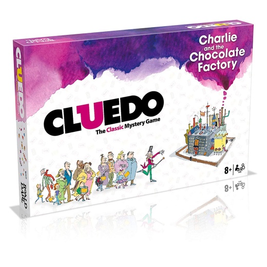 Cluedo - Charlie and the Chocolate Factory i gruppen SÄLLSKAPSSPEL / Familjespel hos Spelexperten (WIN3581)