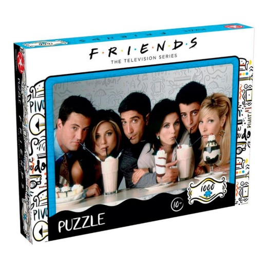 Pussel: Friends - Milkshake 1000 Bitar i gruppen  hos Spelexperten (WIN3960)