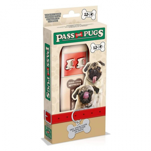 Pass the Pugs (Kasta Mops) (Eng) i gruppen SÄLLSKAPSSPEL / Barnspel hos Spelexperten (WIN4192)