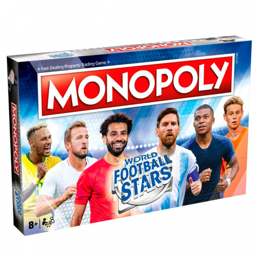 Monopoly - World Football Stars i gruppen SÄLLSKAPSSPEL / Familjespel hos Spelexperten (WIN4585)