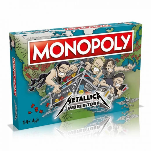 Monopoly - Metallica World Tour i gruppen SÄLLSKAPSSPEL / Familjespel hos Spelexperten (WIN4587)