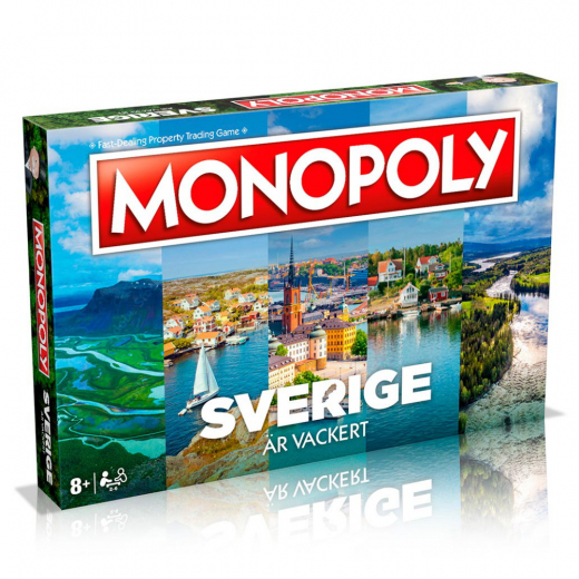Monopoly - Sverige Är Vackert i gruppen SÄLLSKAPSSPEL / Familjespel hos Spelexperten (WIN5019)