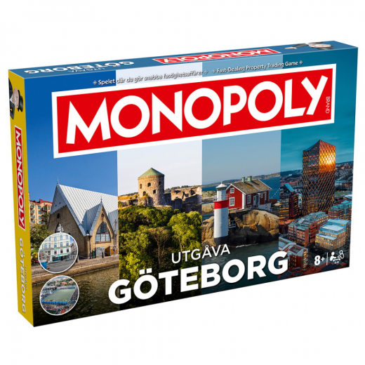 Monopoly - Utgåva Göteborg i gruppen SÄLLSKAPSSPEL / Spelserier / Monopol hos Spelexperten (WIN5944)