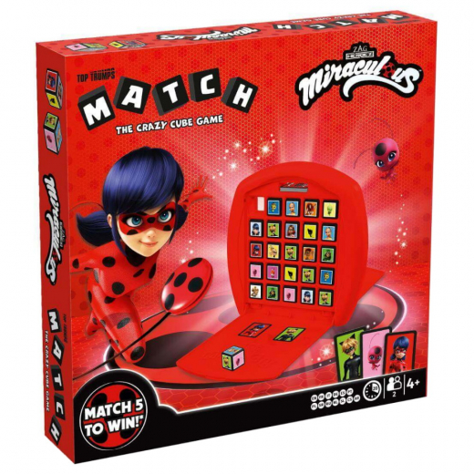 Top Trumps Match - Miraculous i gruppen SÄLLSKAPSSPEL / Familjespel hos Spelexperten (WM00620)