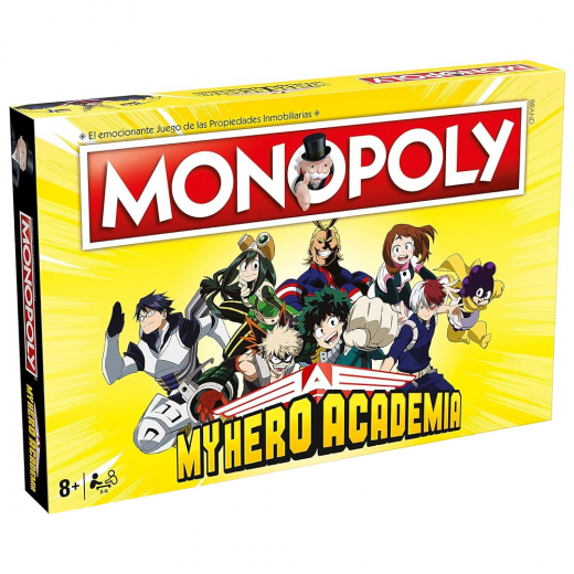 Monopoly - My Hero Academia i gruppen SÄLLSKAPSSPEL / Familjespel hos Spelexperten (WM00826)