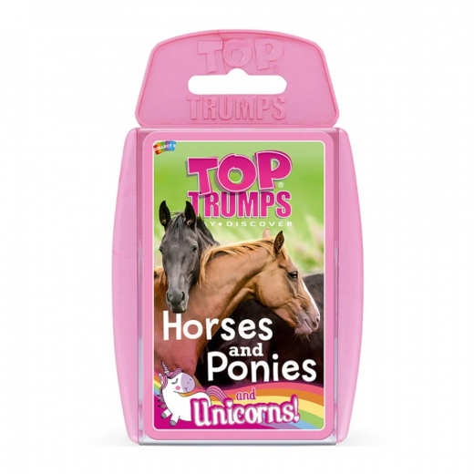 Top Trumps - Horses and Ponies and Unicorns i gruppen SÄLLSKAPSSPEL / Kortspel hos Spelexperten (WM01590)