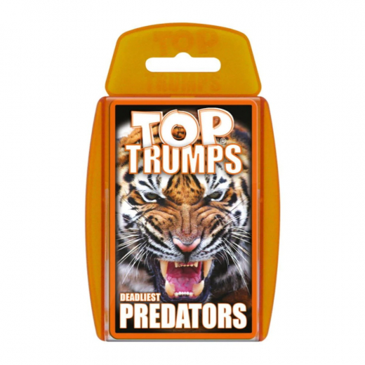 Top Trumps - Deadliest Predators i gruppen SÄLLSKAPSSPEL / Kortspel hos Spelexperten (WM01593)