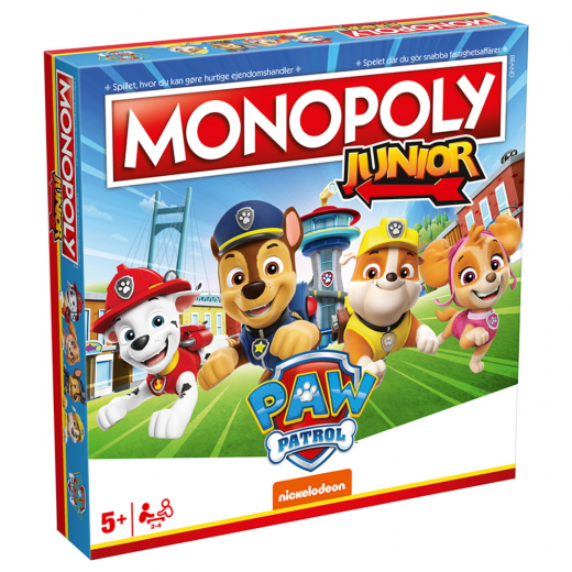 Monopoly Junior - Paw Patrol (Swe) i gruppen SÄLLSKAPSSPEL / Barnspel hos Spelexperten (WM04163-BL1)