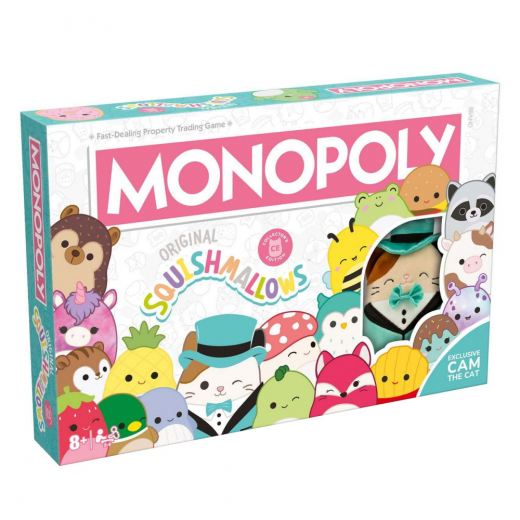 Monopoly - Squishmallows i gruppen SÄLLSKAPSSPEL / Familjespel hos Spelexperten (WM04179-EN)