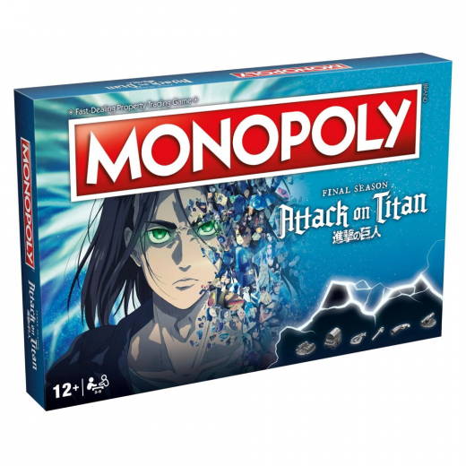 Monopoly - Attack on Titan: The Final Season i gruppen SÄLLSKAPSSPEL / Familjespel hos Spelexperten (WM04214)
