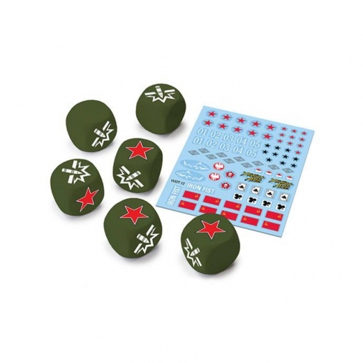 World of Tanks: U.S.S.R. Dice & Decals (Exp.) i gruppen SÄLLSKAPSSPEL / Expansioner hos Spelexperten (WOT12)