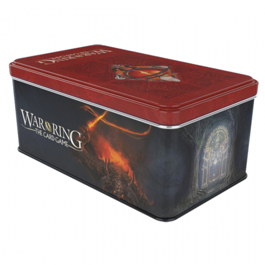 War of the Ring TCG: Card Box and Sleeves - Balrog i gruppen SÄLLSKAPSSPEL / Tillbehör / Sleeves hos Spelexperten (WOTR154)