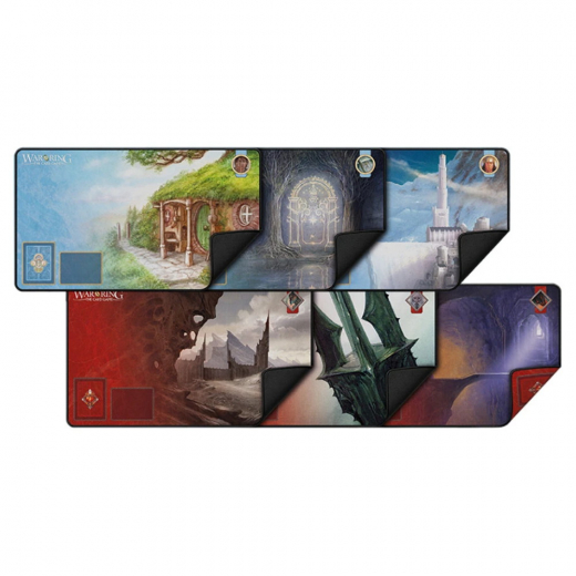 War of the Ring: The Card Game - Deluxe Playmats Complete Set (Exp.) i gruppen SÄLLSKAPSSPEL / Tillbehör / Övriga hos Spelexperten (WOTR163)