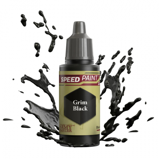 Army Painter: Speedpaint 2.0 - Grim Black i gruppen SÄLLSKAPSSPEL / Tillbehör / Övriga hos Spelexperten (WP2001)