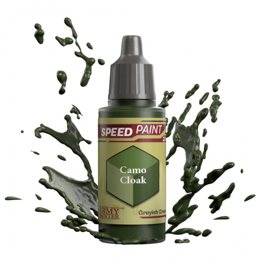 Army Painter: Speedpaint 2.0 - Camo Cloak i gruppen SÄLLSKAPSSPEL / Tillbehör / Övriga hos Spelexperten (WP2008)